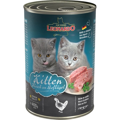 Leonardo Kitten bohaté na kuřecí maso 6 x 400 g