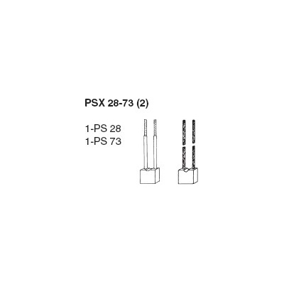 Sada uhlíků startéru GE PSX 28-73