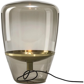 Polaris Настолна лампа Neron със стъклен абажур и медна основа | 40cm | Цена 73, 73€ (144, 21 лв) (LW-BD-1127)