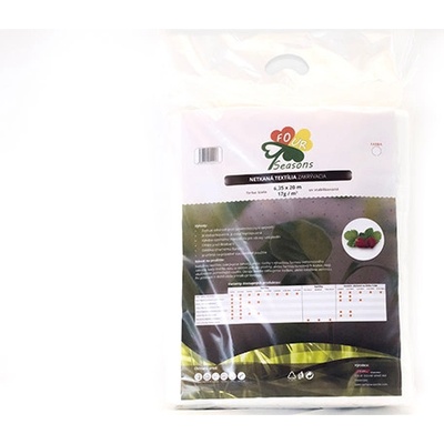 PEMI CORPORATION netkaná textília 17g/m², rozmer 6,35 x 20 m, farba biela