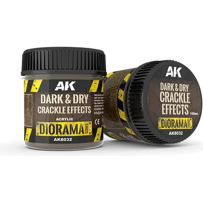 AK-Interactive Diorama AK8032 Dark & Dry crackle effects Acrylic 100ml