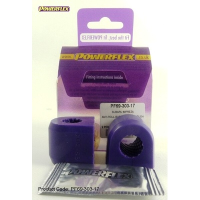 Powerflex Silentbloky Subaru Impreza WRX/STi GD/GG (00-02) Rear Anti Roll Bar To Chassis Bush 18mm (9)