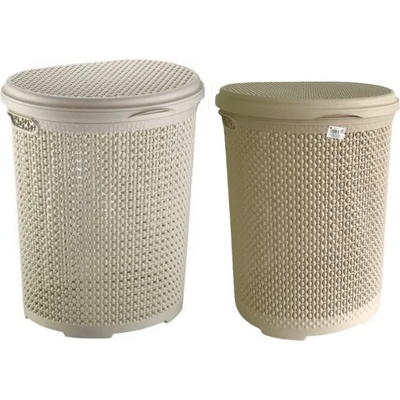 Кош за бельо 45л беж (94360030)