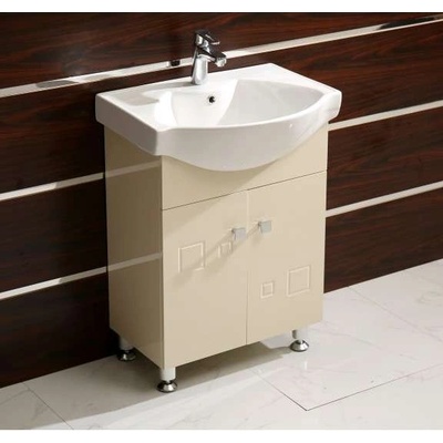 Inter Ceramic Долен стоящ pvc шкаф за баня icp 6080 beige