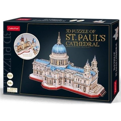 CubicFun 3D puzzle Katedrála St.Paul's 643 ks – Zboží Mobilmania