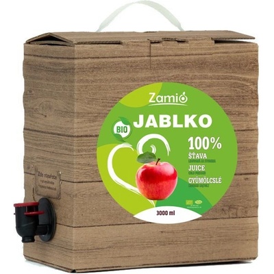 Zamio 100% ovocná šťava Jablko Bio 3 l