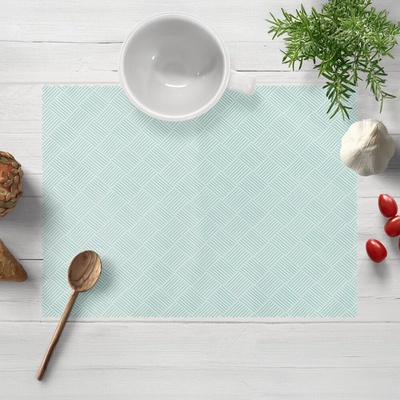 Biante Teflónové prestieranie Milano TF-050 - svetlo mentolové 30x40 cm