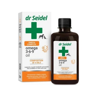 Dr Seidel Olej Omega 3-6-9 pre psa a mačku 250 ml
