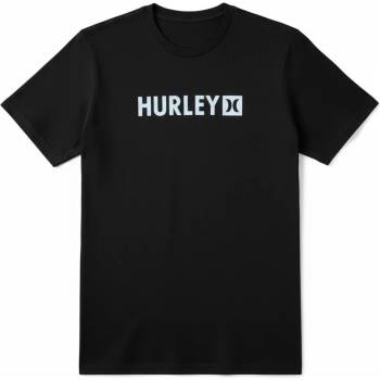 Hurley Мъжка тениска Hurley Tee S/S Printing Press The Box T-shirt - Black (216-8154-0213)