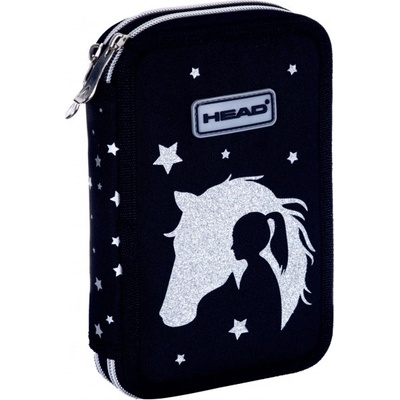 HEAD Ученически несесер Head - Сребърна мечта, 2 ципа (AS503023032)