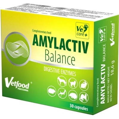 Vetfood Podpora trávení Amylactiv balance 30 kapslí