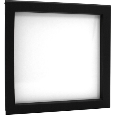 Luxusní transparentní etue - dárková krabička 150 x 150 mm černá