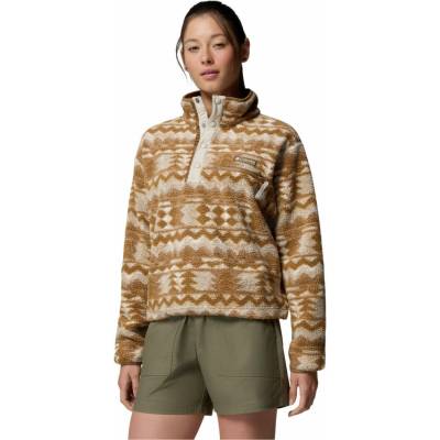 Columbia Helvetia II Printed Cropped Half Snap hnedá