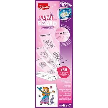 Maped Комплект за творческо рисуване, допълнителен шаблон, приказка, MAPED CREATIV "Lumi Board" 907096 (907096)
