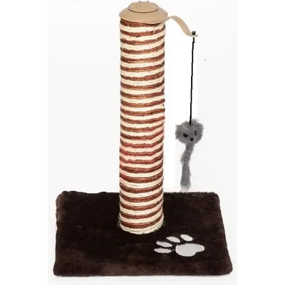 Драскало за коте стойка с пилон и висяща мишка за игра (10313)