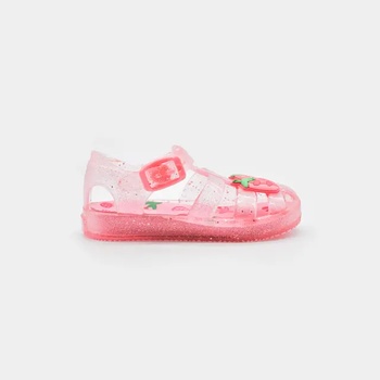 Mayoral Гумени сандали полуотворени за плаж в розов цвят ягоди за бебе момиче Mayoral