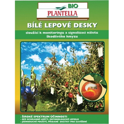 Agro BIO PLANTELLA bílé lepové desky 10 ks