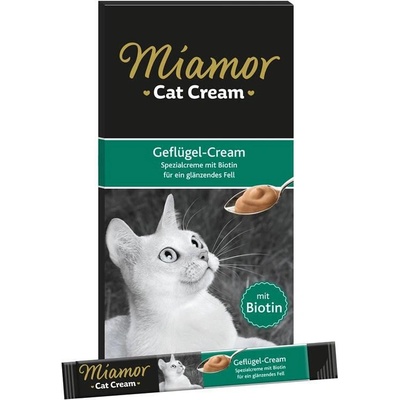 Miamor Cat Cream hydinový krém 6 x 15 g