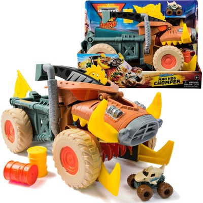 Spin Master Monster Jam Mini Jams Megalodon Mad Hog Chomper sada s velkým a malým autem