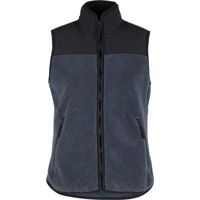 Stoic Дамски поларен елек Stoic Women's MerinoHighPile357 VallsboSt. Vest Fleece vest - Ink Grey / Black - размер XL (132-1240-0615)