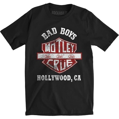 Mötley Crüe Bad Boys Shield Black XL Риза (MOTTEE34MB04)