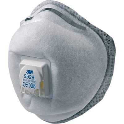 3M 9928 FFP2 Respirátor s ventilom 10 ks