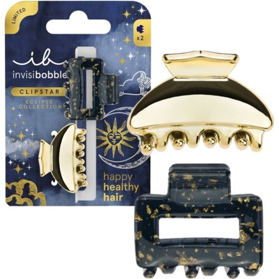 invisibobble Clipstar Eclipse Lunar Glam skřipce na vlasy velikost S 2 ks