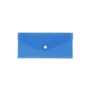 Biurfol Plastic snap folder DL blue Biurfol (TKS-03-03)