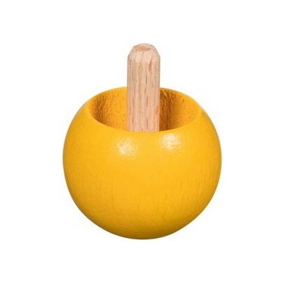 Goki Obracecí káča z bukového dřeva žlutá