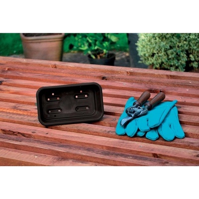 Garland podmiska plast Mini Seed Tray Black s drenáží 17 x 10 x 5 cm
