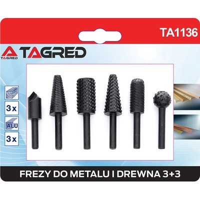 FRÉZA TARNÍK NA DREVO, KOV, STOPKOVÁ, HSS FRÉZY