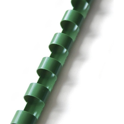 Plastový chrbát 8mm zelená 100ks 609.023