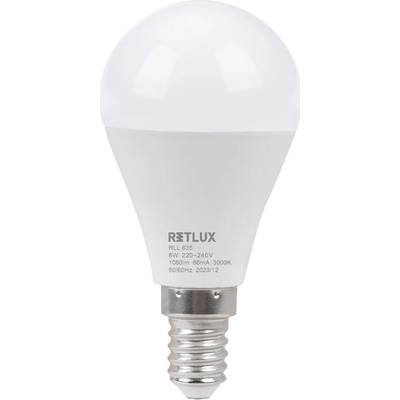 Retlux RLL 635 G45 E14 miniG 8W WW D