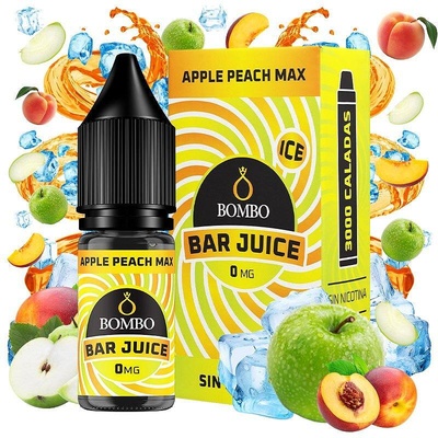 Bombo Bar Juice Apple Peach Max Nic Salts 10ml