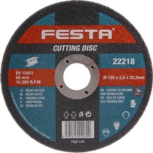 FESTA Режещ диск за метал 125 х 2.5 х 22.2 мм festa 22218 (22218fe)