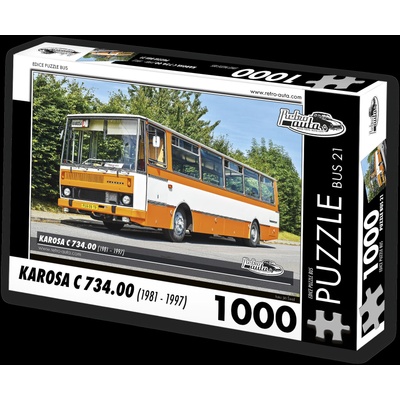 Retro cars - Puzzle BUS - KAROSA C 734.00 (1981 - 1997) - 1 000 piese