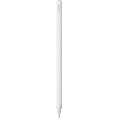 Baseus Професионална писалка за iPad Pro 12.9 (2018-2022), iPad Pro 11 (2018-2022), iPad Air 5 (2022), iPad Air 4 (2020) - Baseus Smooth Writing 2 Wireless Charging Stylus (Active Version) (SXBC060002) (бял) (SXBC060002, P80015803213-00)