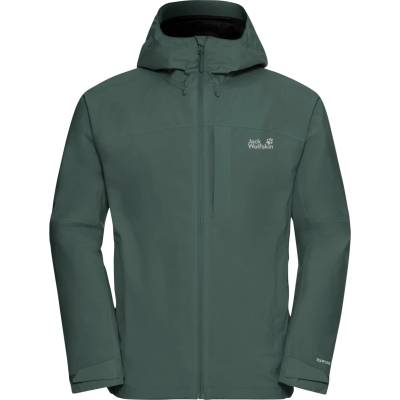 Jack Wolfskin Мъжко водоустойчиво яке Jack Wolfskin Tempest 2L Jacket Waterproof jacket - Sago Palm - размер 3XL (002-3852-0416)