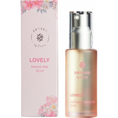 Vyživující tělový olej Lovely s vůní růže vanilky a citrusů 50 ml