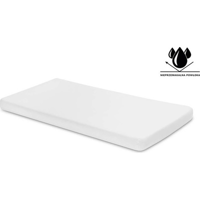 Sensillo Nepromokavé prostěradlo Jersey bílé 60x120