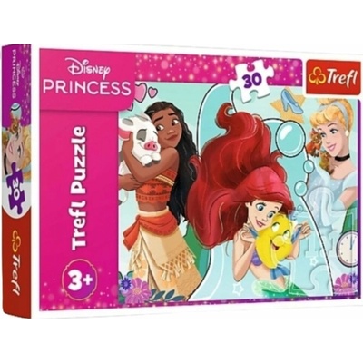 TREFL Disney Princezny Krásné a odvážné 30 dílků
