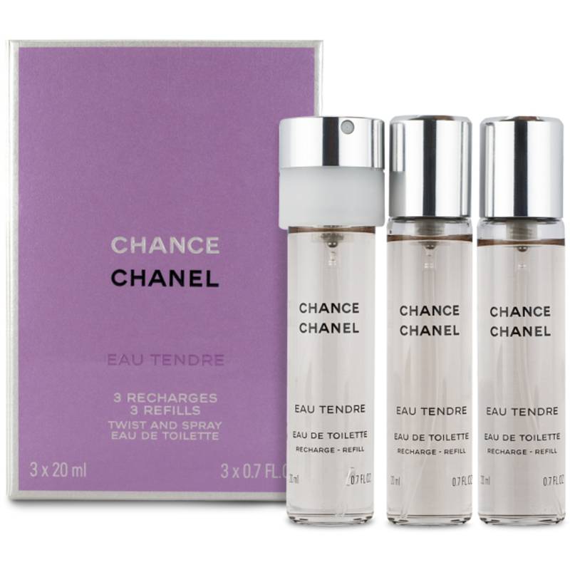 Chanel Chance Eau Tendre toaletní voda dámská 3 x 20 ml náplň od 2