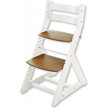 Hajdalánek Rostoucí židle Alma standard bílá / dub tmavý