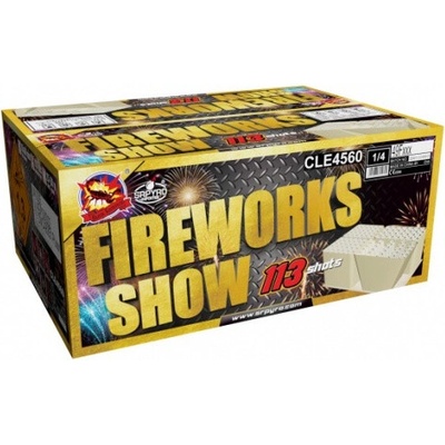 Srpyro Ohňostroj 113 ran FIREWORKS SHOW 113 ranná sada pro vlastní odpálení CLE4560