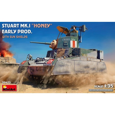MiniArt US M3 Stuart Mk.I Honey Early Production with Sun Shields 1:35