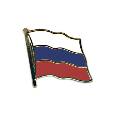 Odznak (pins) 20mm vlajka Rusko - farebný