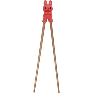 Rex London Дървени детски тренировъчни клечки за хранене в естествен цвят Bunny - Rex London (32025)