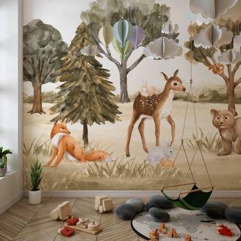 Image 1 of Art gift Фототапет - Горска среща 2