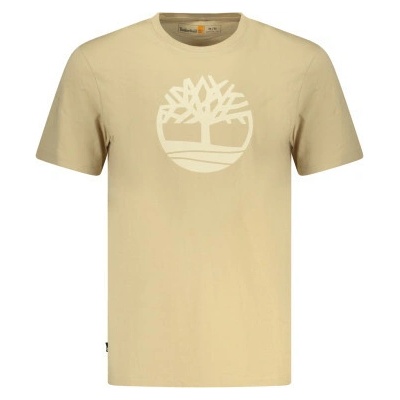 Timberland Stylové pánské tričko s krátkým rukávem Beige