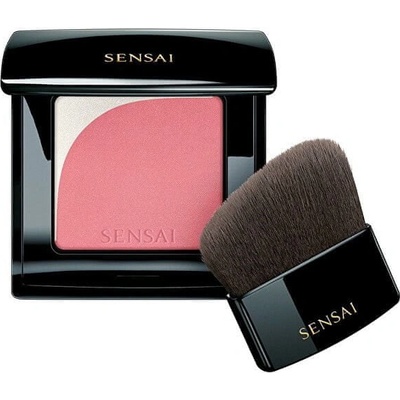 Sensai Blooming Blush Rozjasňujúca lícenka so štetčekom 03 Blooming Coral 4 g